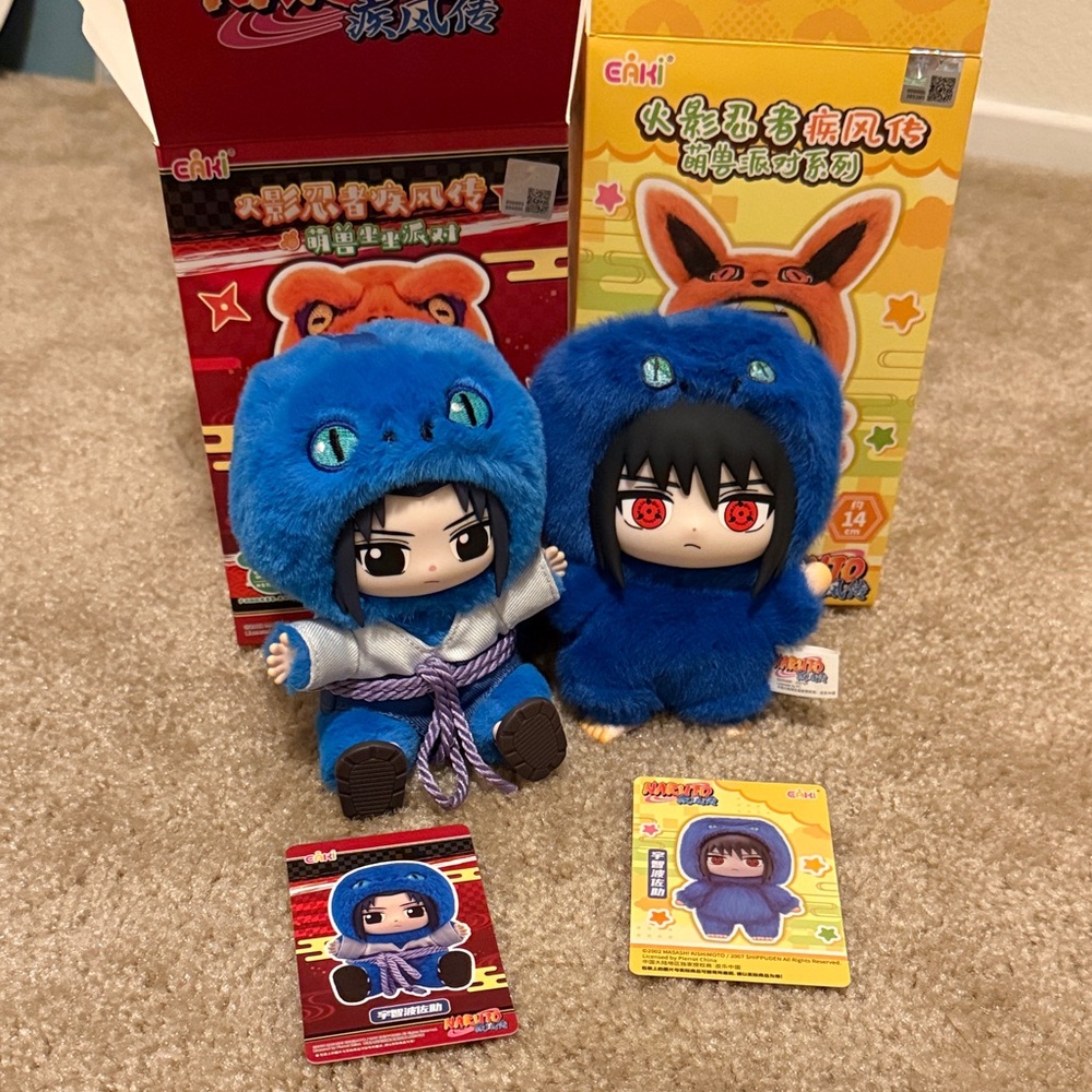 Authentic TOPTOY Naruto Beast Party Volume 1 and 2 Sauske.